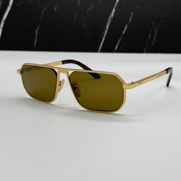 NEW SPR A53 1BK01T PRADA PRA53S 1BK01T UNISEX SUNGLASSES PR A53S 1BK01T SQUARE - Picture 4 of 13